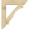 Ekena Millwork Balboa Slat Rough Sawn Bracket w/ Offset Brace, Douglas Fir, 8"W x 36"D x 40"H BKT0806X36X40BOA06RDF - alternate 2
